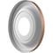 Ekena Millwork Traditional Thermoformed PVC Ceiling Medallion Fits Canopies up to 5 1/2-in., Aged Copper CMP10TRCAC - alternate 4
